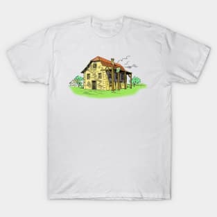 House in old Europe style_01-light color T-Shirt